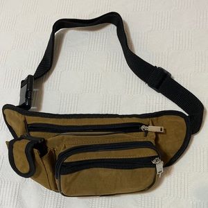 VINTAGE BROWN/BLACK WAIST PACK